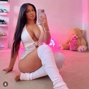 Fashion Nova Stylish White Halter Bodysuit